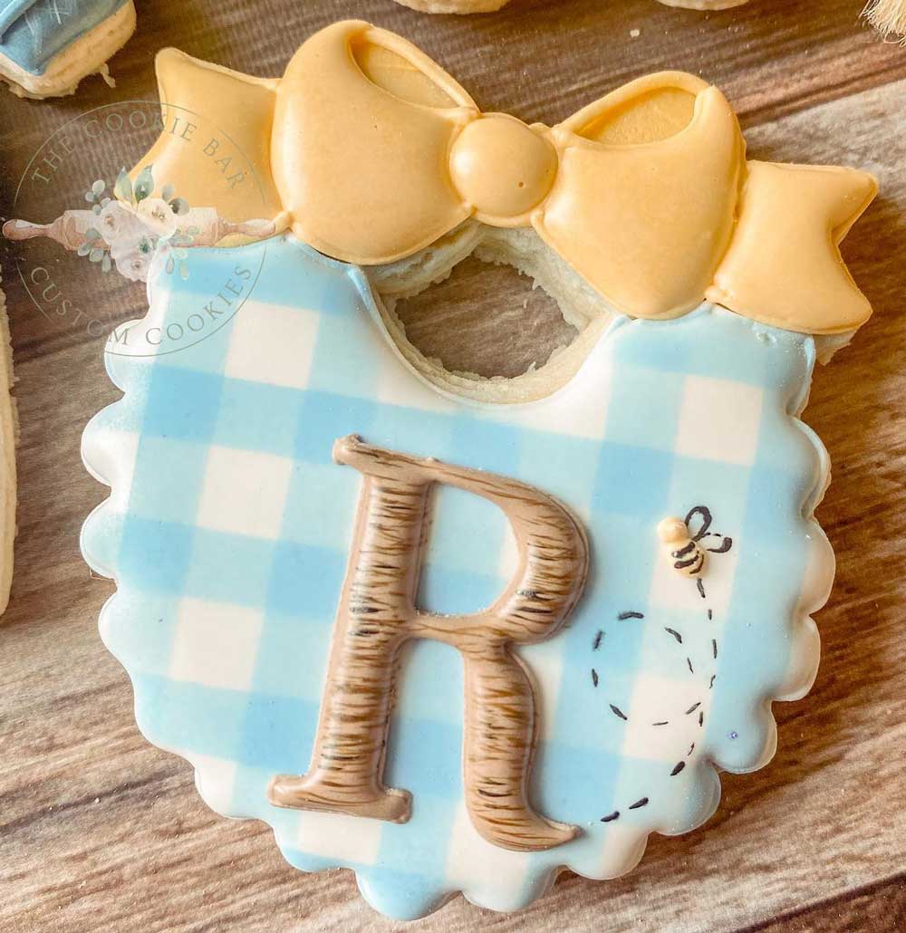 Pooh Baby Shower Cookie