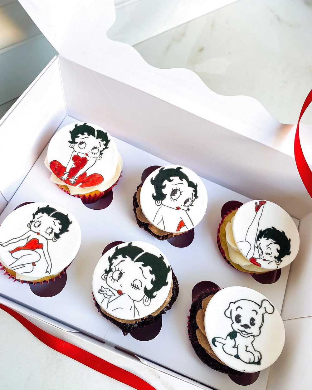 Betty Boop Cupcakes