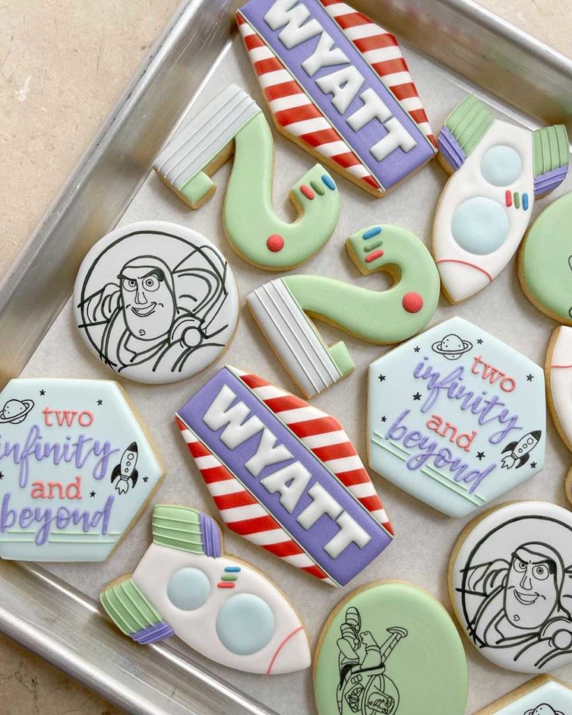 Buzz Lightyear 2nd Birthday Cookies