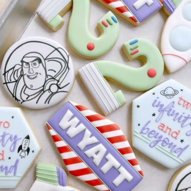 Buzz Lightyear 2nd Birthday Cookie