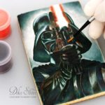 Hand Painted Darth Vader Cookie