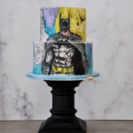 Hand-painted Batman Cake