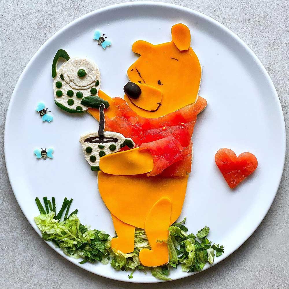 Winnie the Pooh Feed Art