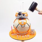 BB-8 Piñata Cake