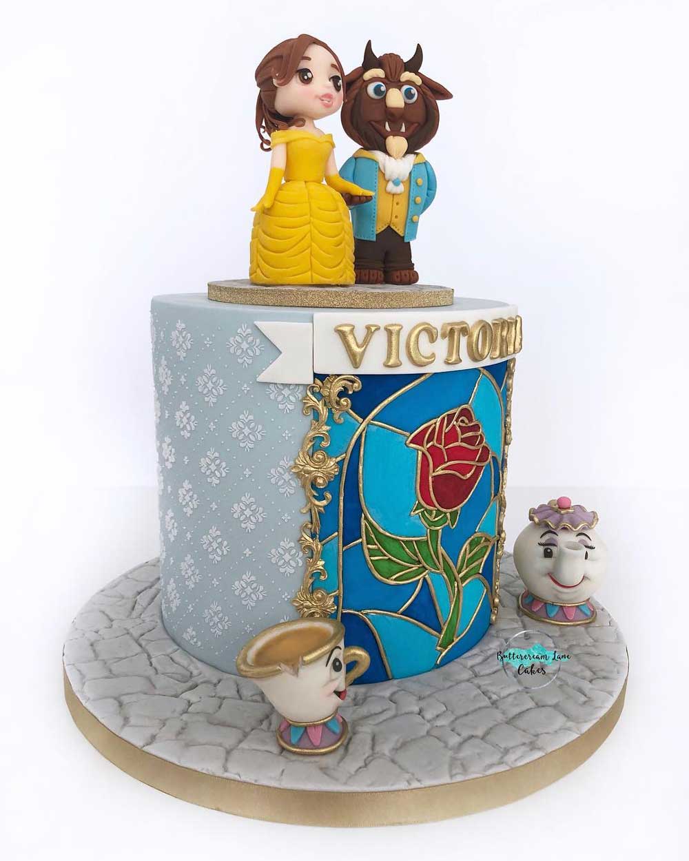 Beauty and the Beast Cake