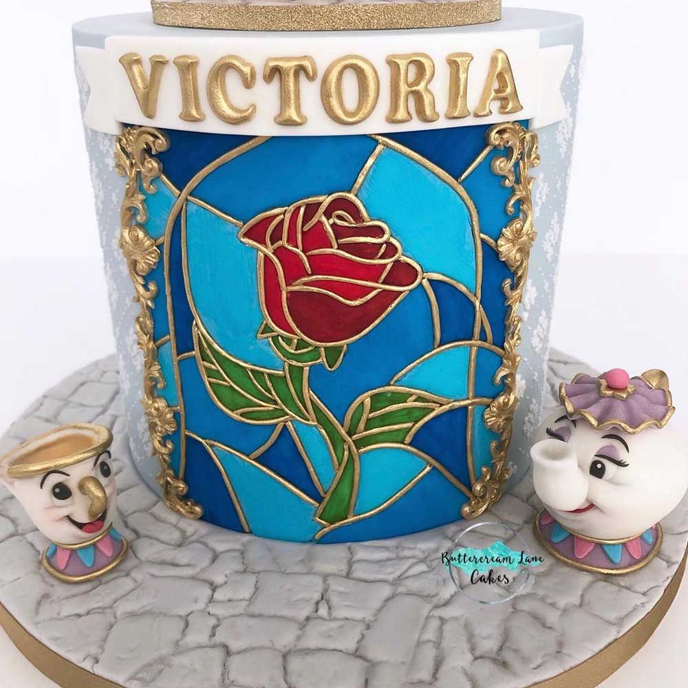 Enchanted Rose Cake