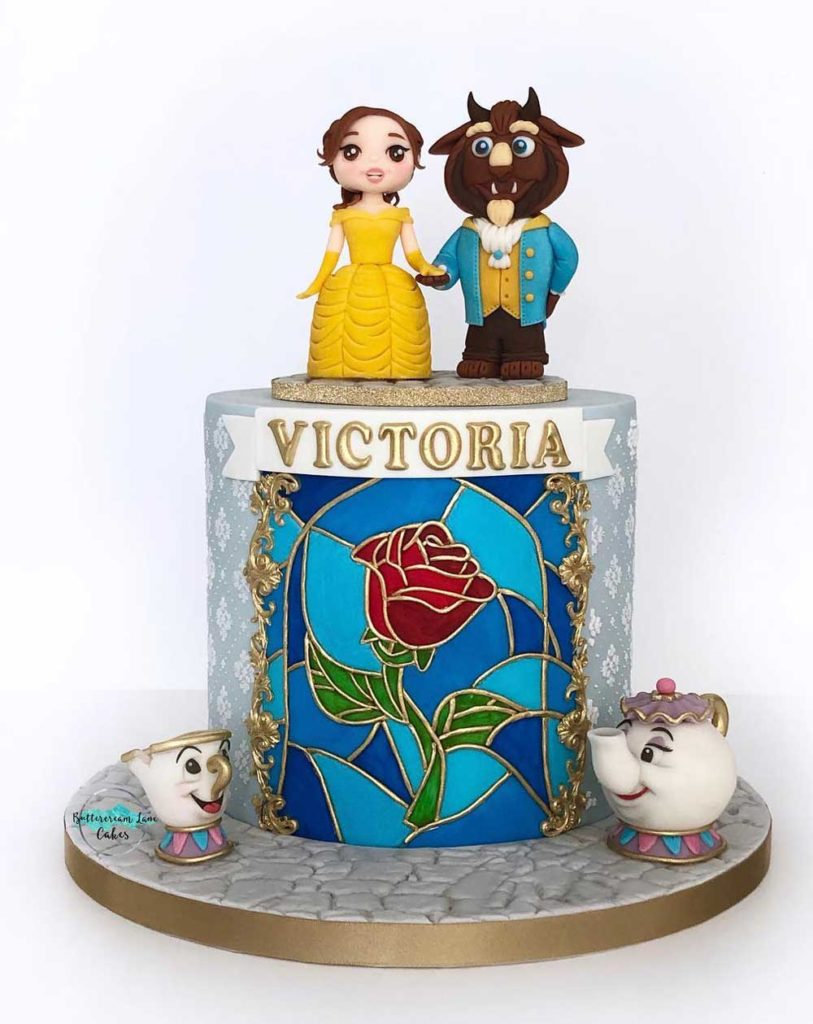 Beauty and the Beast Cake
