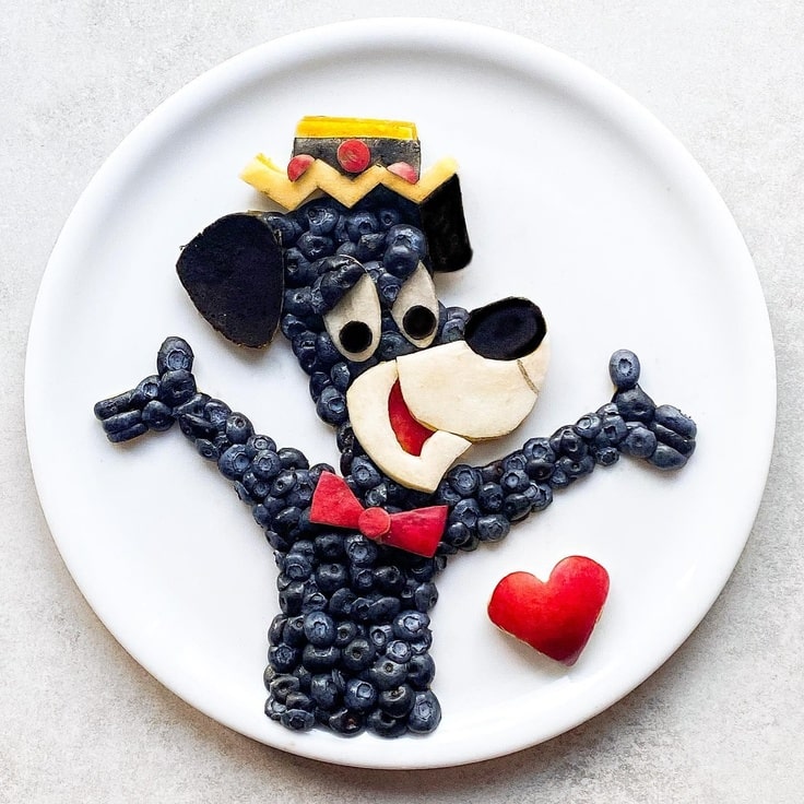 Huckleberry Hound Fruit Platter