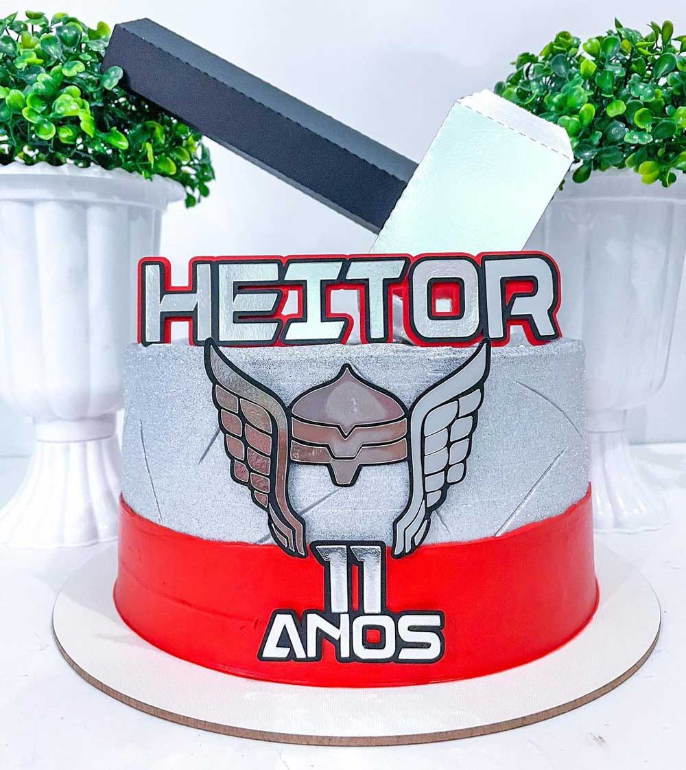 Thor birthday cake