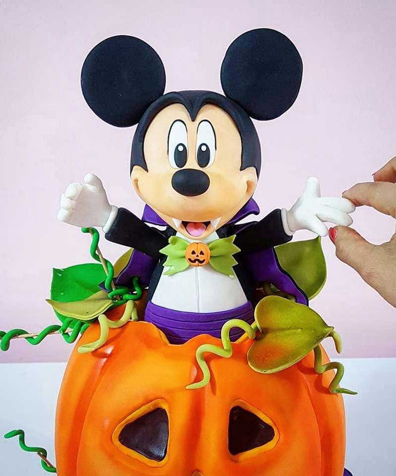 Count Mickey Mouse Cake Topper