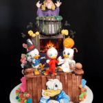 Donald Duck Halloween Cake
