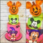 Mickey & Minnie Halloween Cake