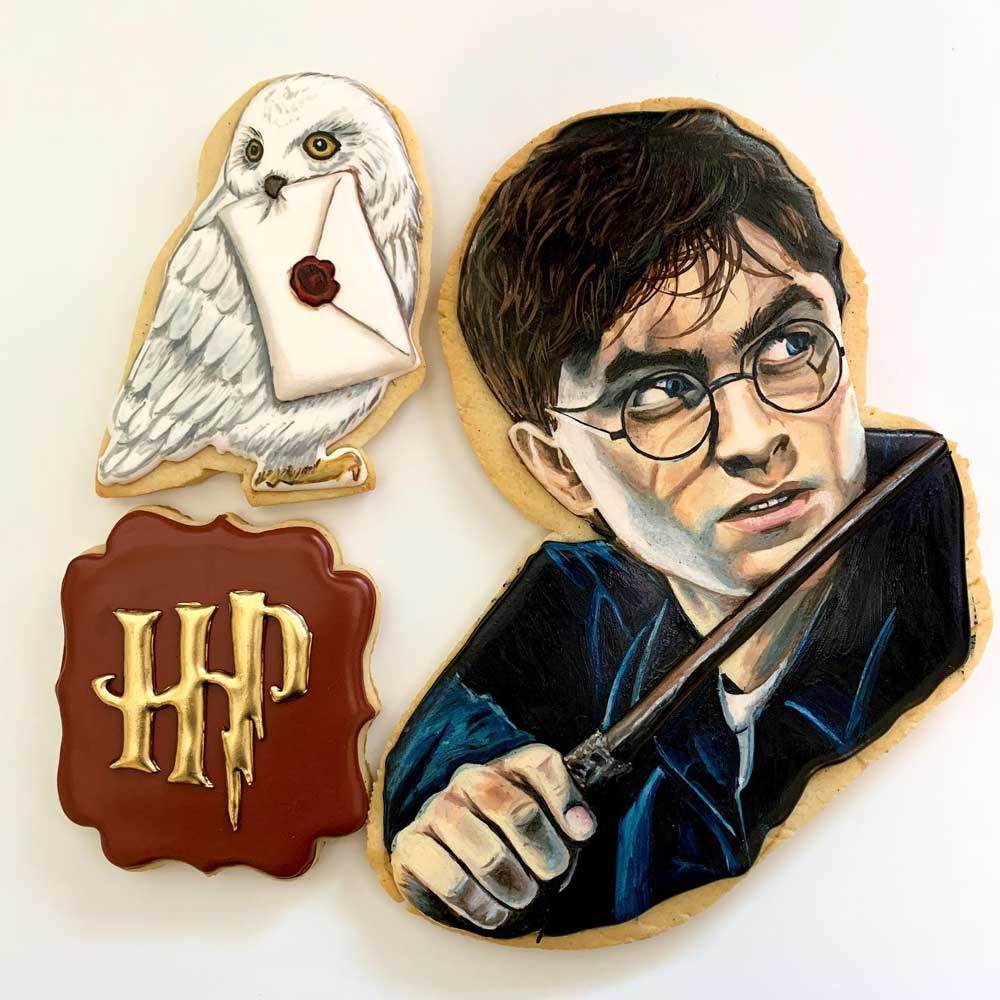Realistic Harry Potter Cookies