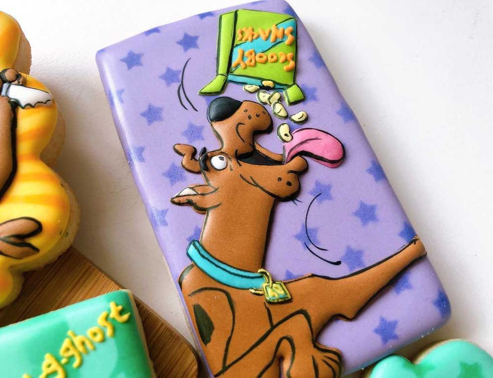 Scooby Eating Scooby Snacks