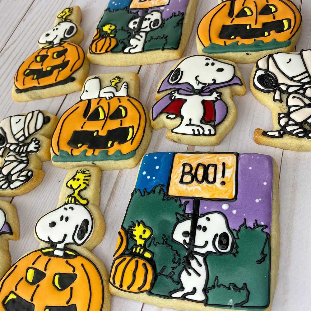 Snoopy Halloween Cookies