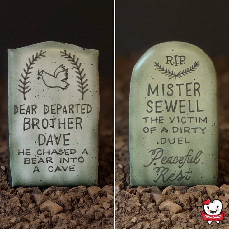 Brother Dave & Mister Sewell Tombstones