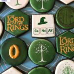 Green Gold LOTR cookies