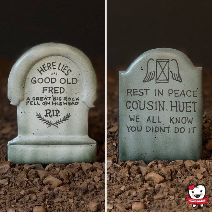 Good Old Fred & Cousin Huet Tombstones