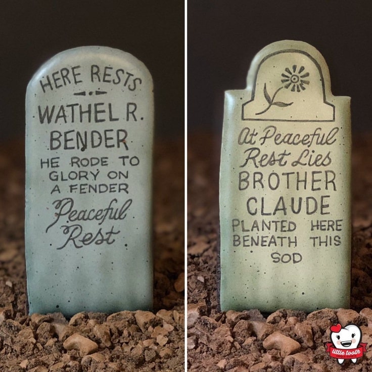Wathel R. Bender & Brother Claude Tombstones