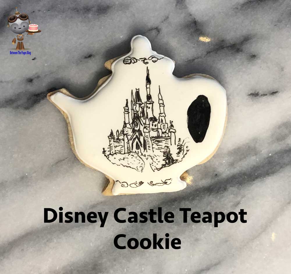 Cinderella Castle Teapot Cookie