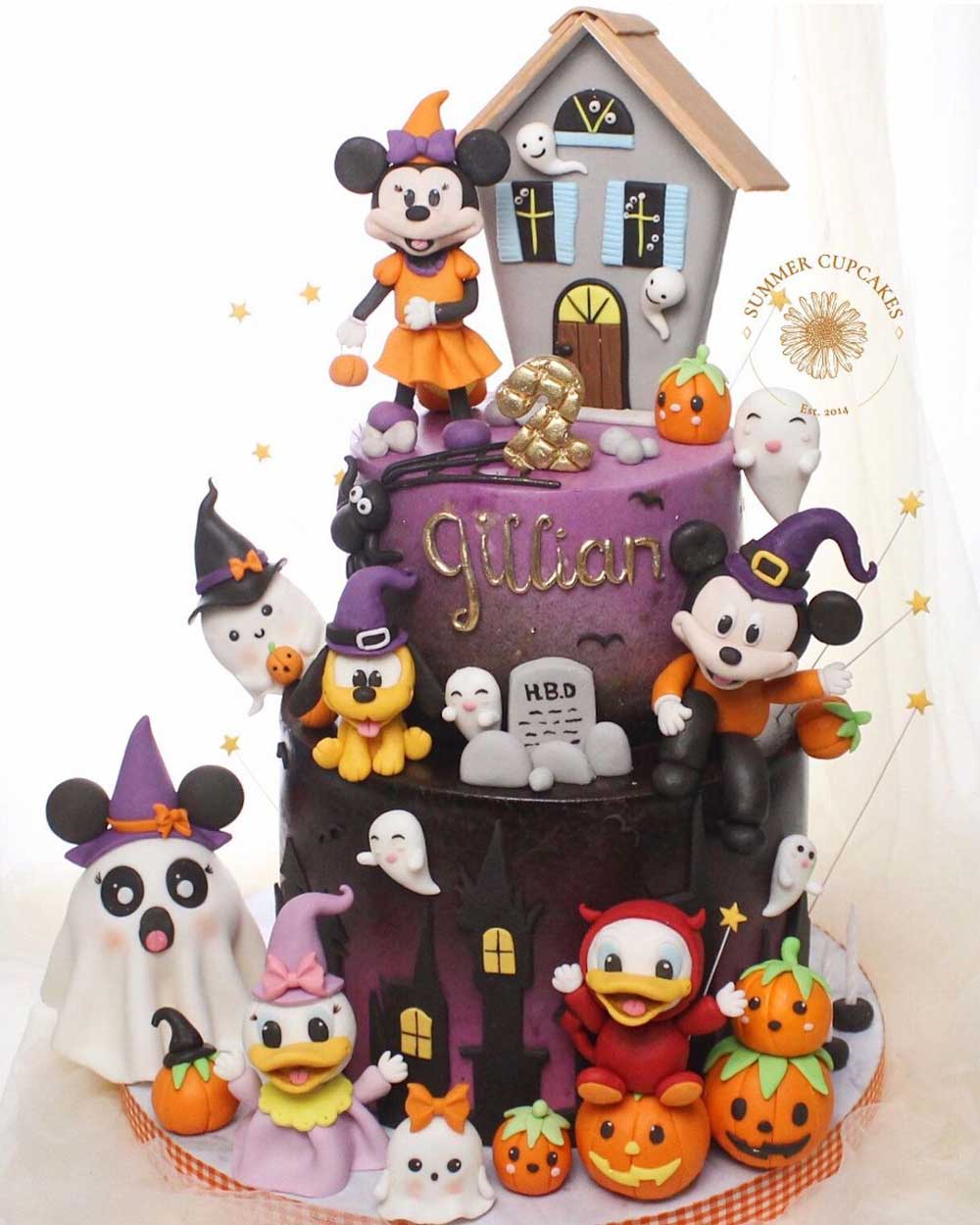 Disney Halloween Cake