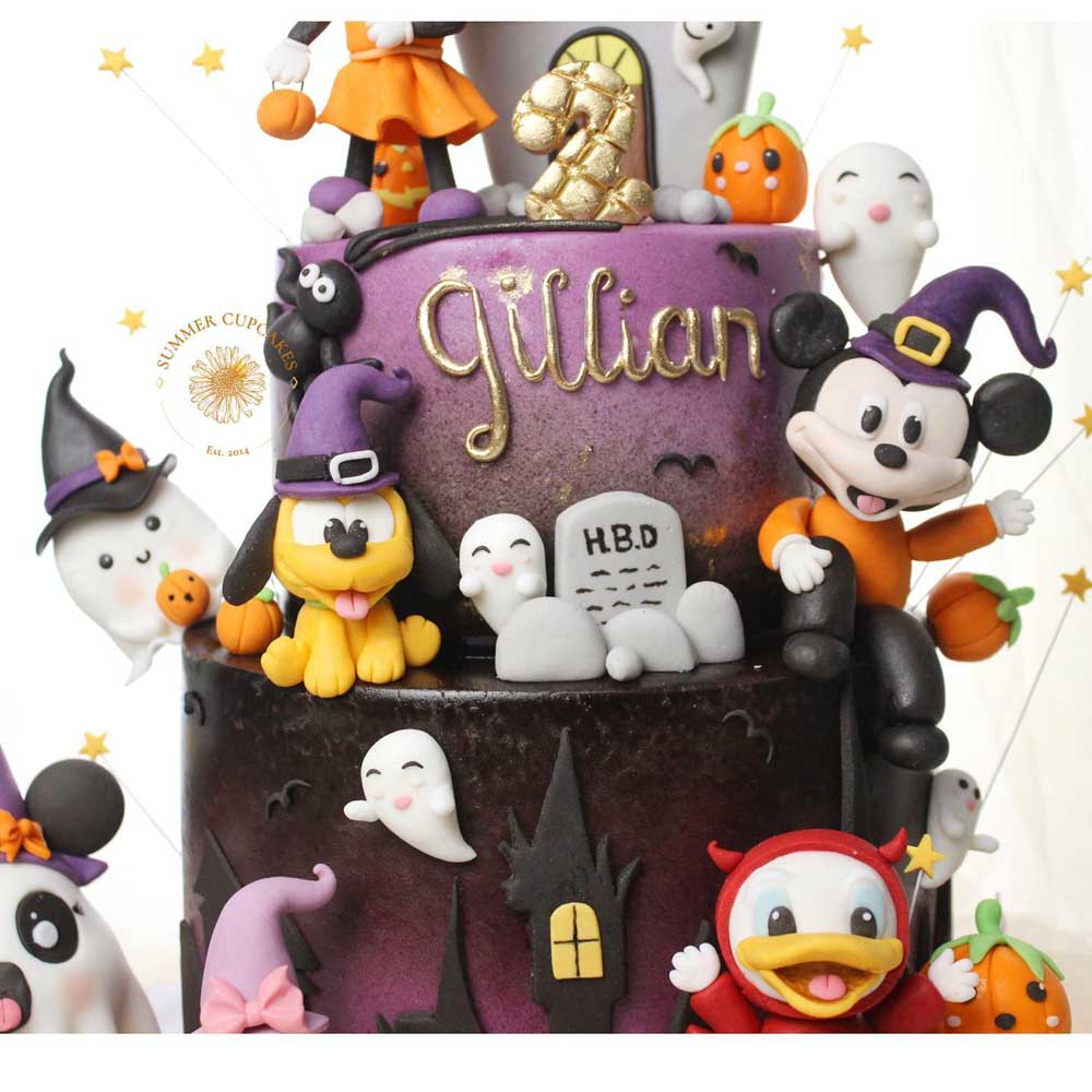 Disney Halloween Cake