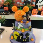 Mickey Minnie Halloween Cake