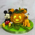Mickey and Pluto Halloween Cake