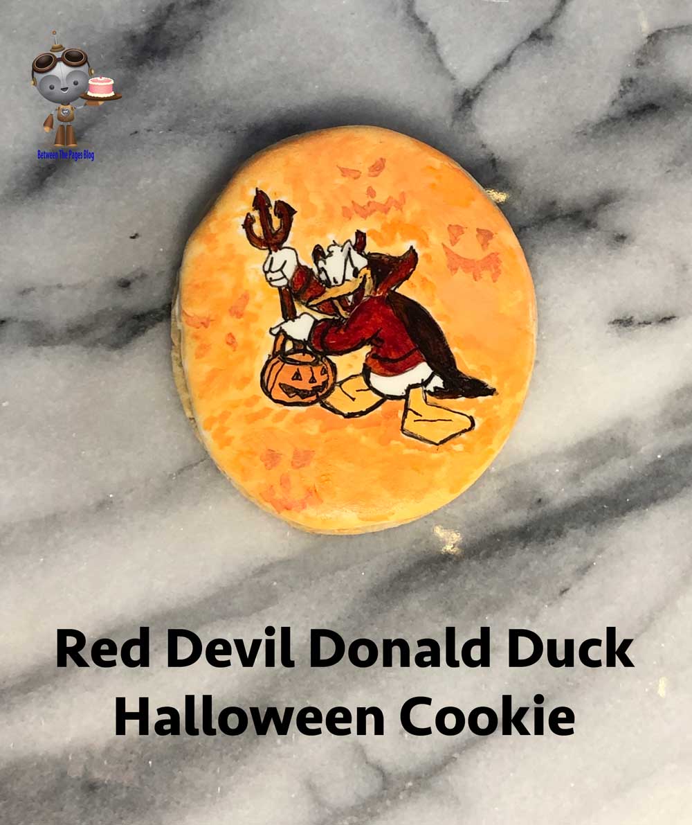Red Devil Donald Duck Cookie