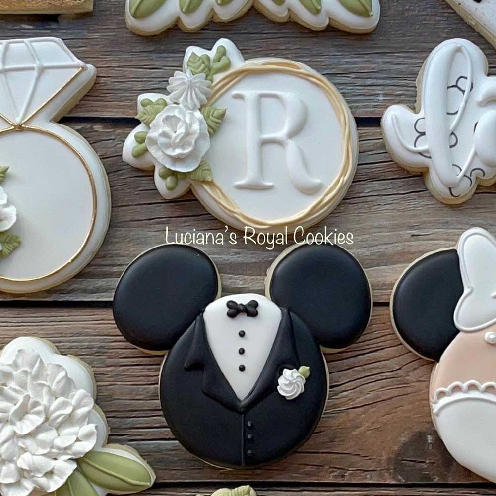 MIckey Wedding Cookie