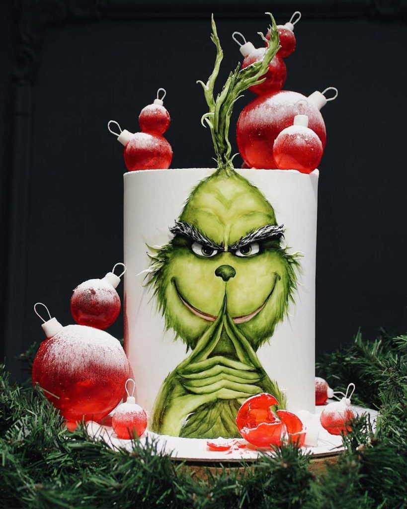 Grinch Cake