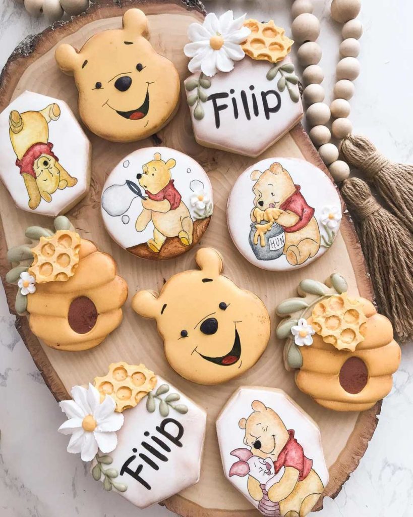 Winnie the Pooh Bee Hive Cookies