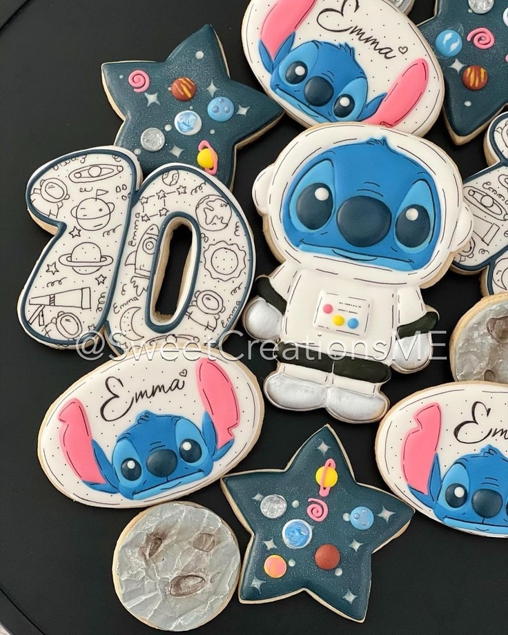 Astronaut Stitch Cookies