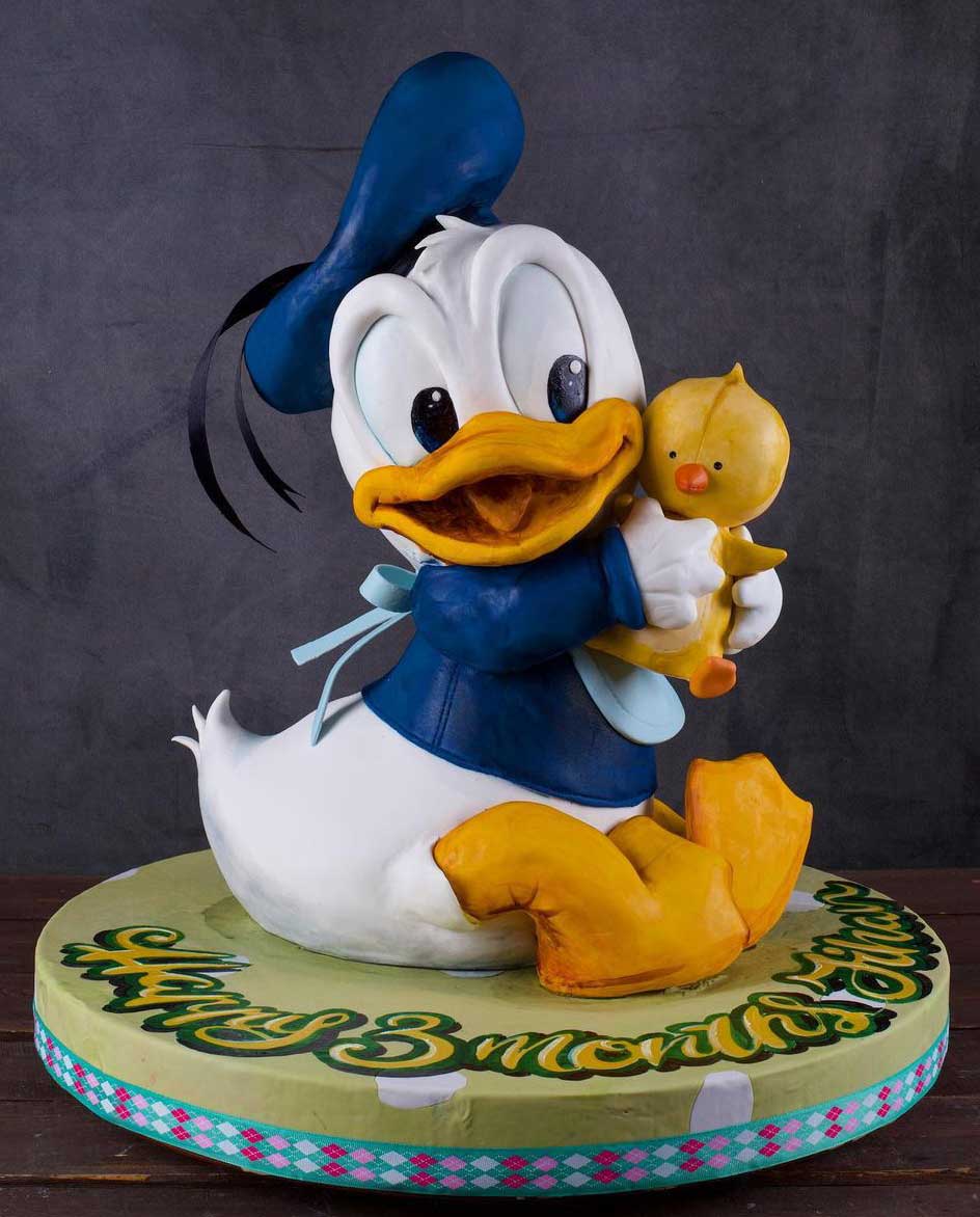 Donald Duck & Duckling Cake