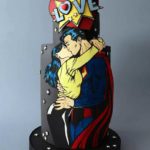 Lois & Superman wedding cake