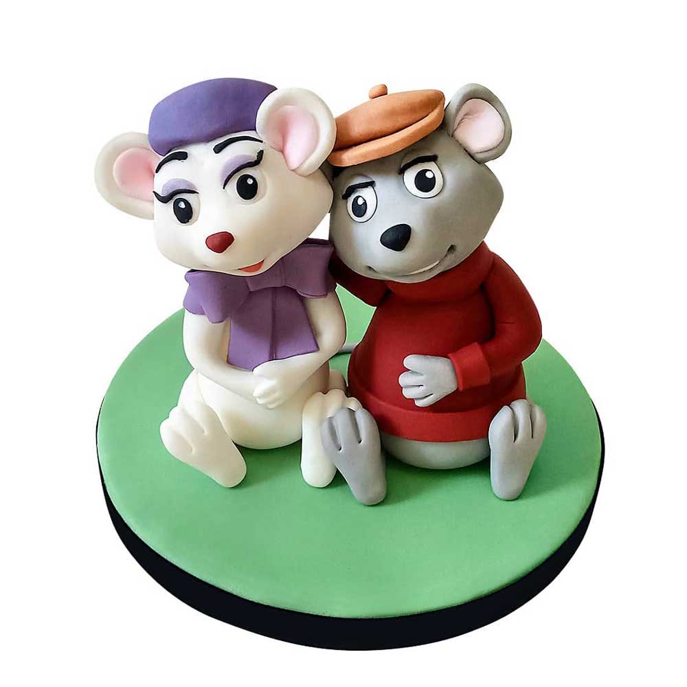 Miss Bianca & Bernard scultpted cake