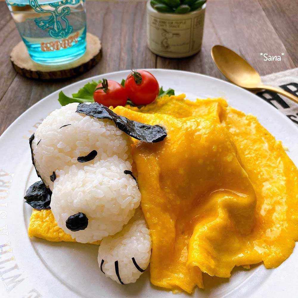 Egg & Rice Snoopy Bento