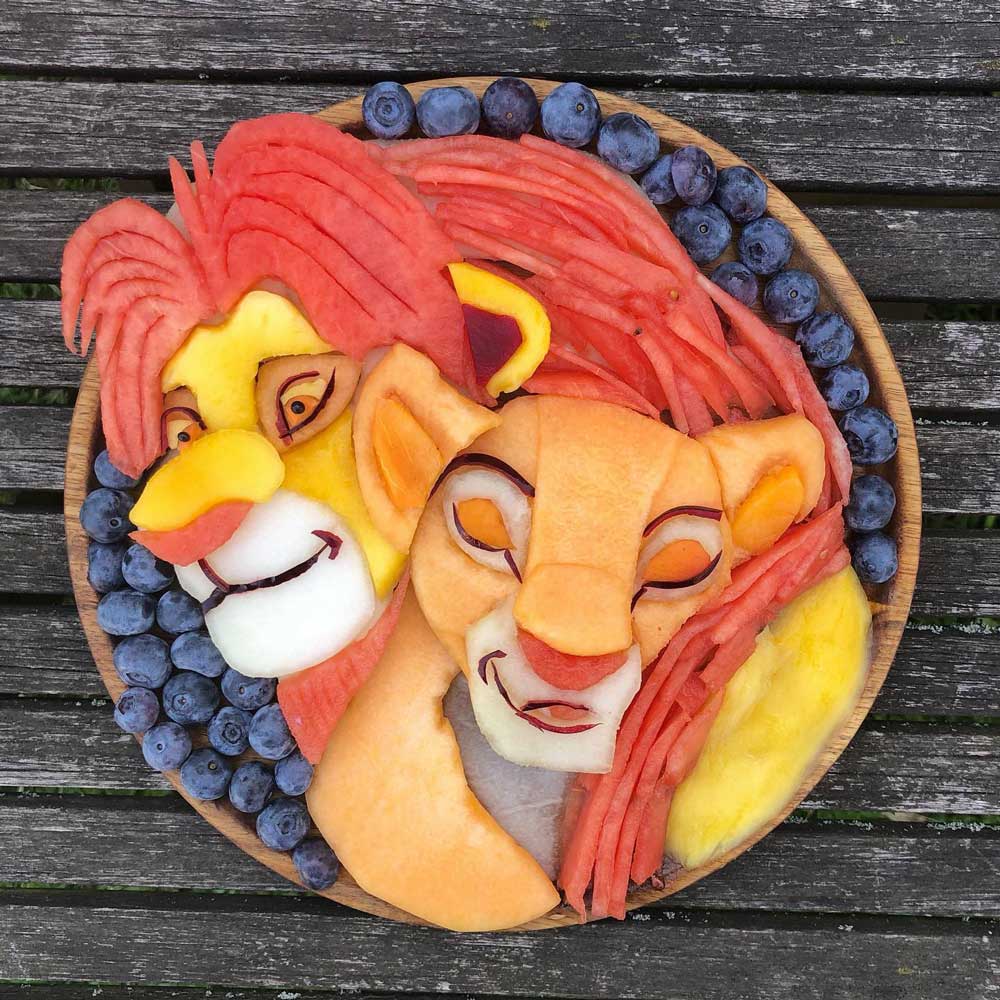 Simba & Nala Fresh Fruit Pie