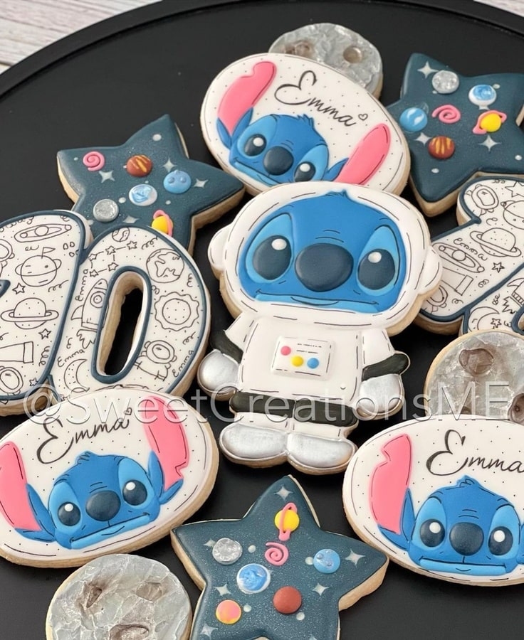 Stitch Astronaut Cookies
