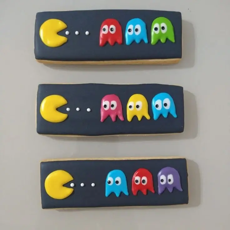 Pac-Man Cookies
