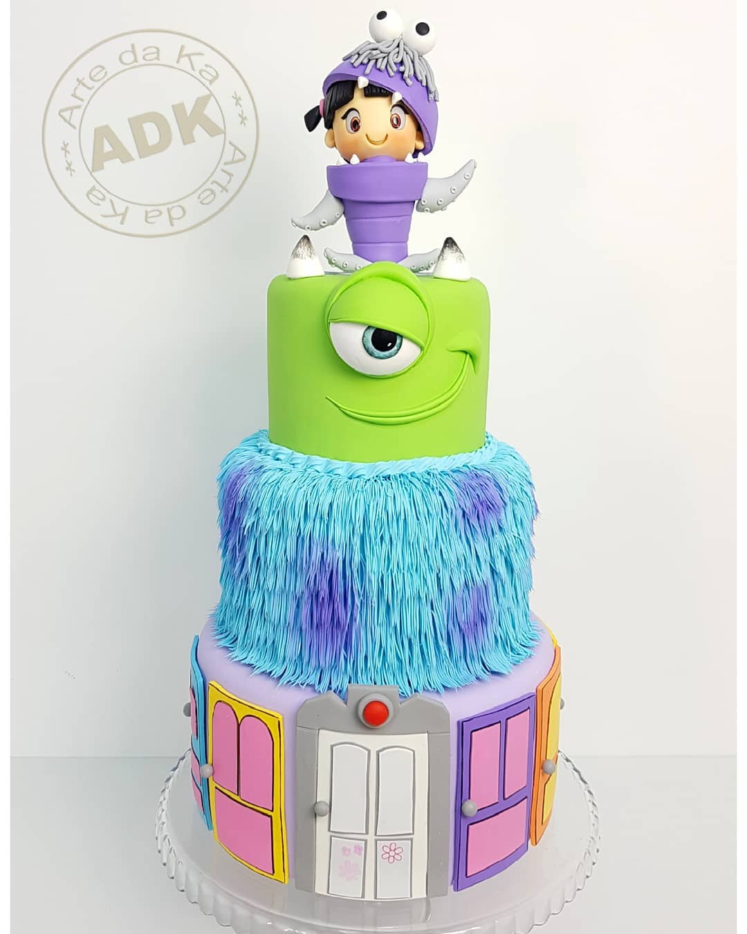 Boo Mike & Sulley Cake