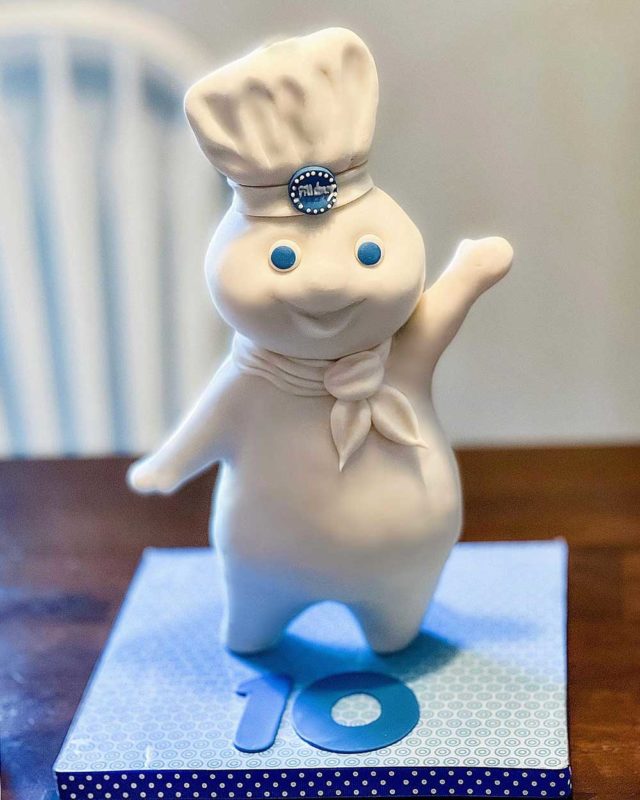 Pillsbury Doughboy Cake - Between The Pages Blog