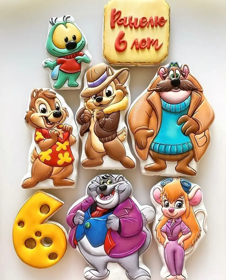 Rescue Rangers Cookies with Fat Cat