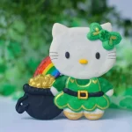 St. Patrick's Day Hello Kitty Macaron.