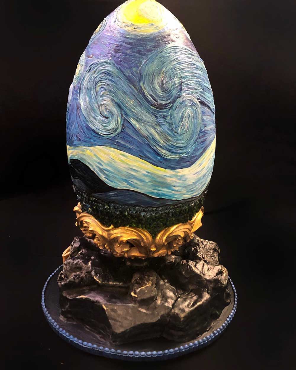 Starry Night Easter Egg