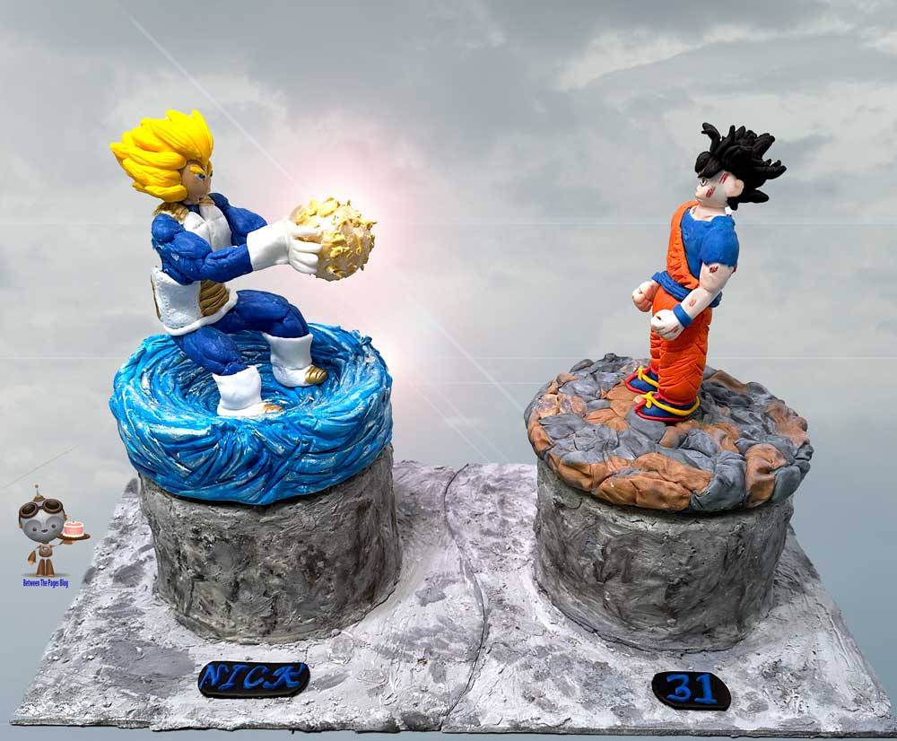 Vegeta vs Goku Cake