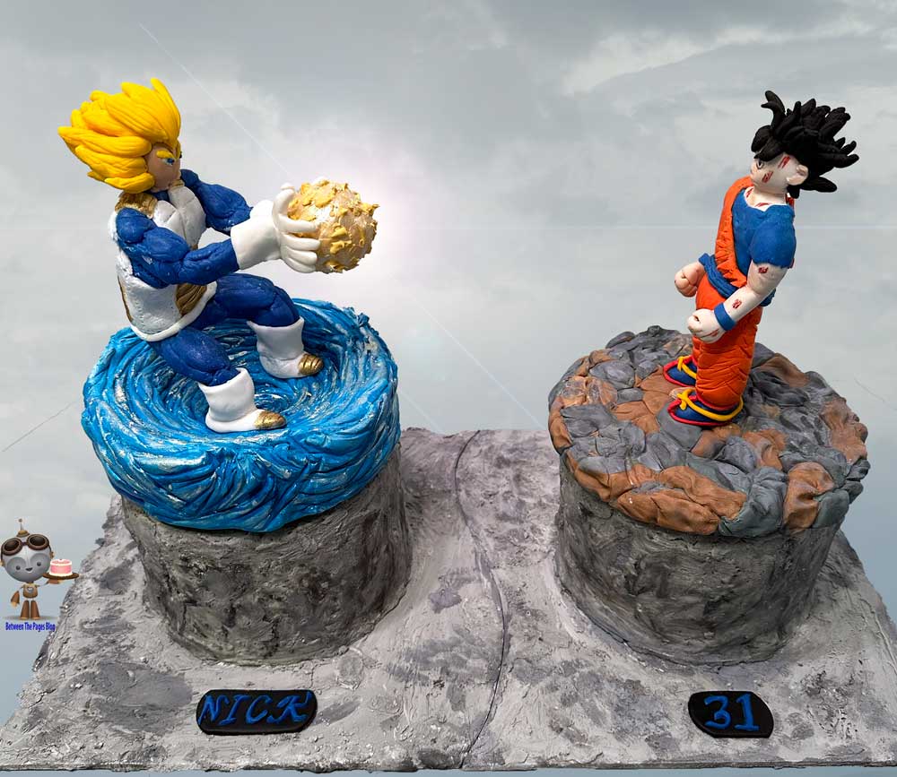 Vegeta vs Goku Cake