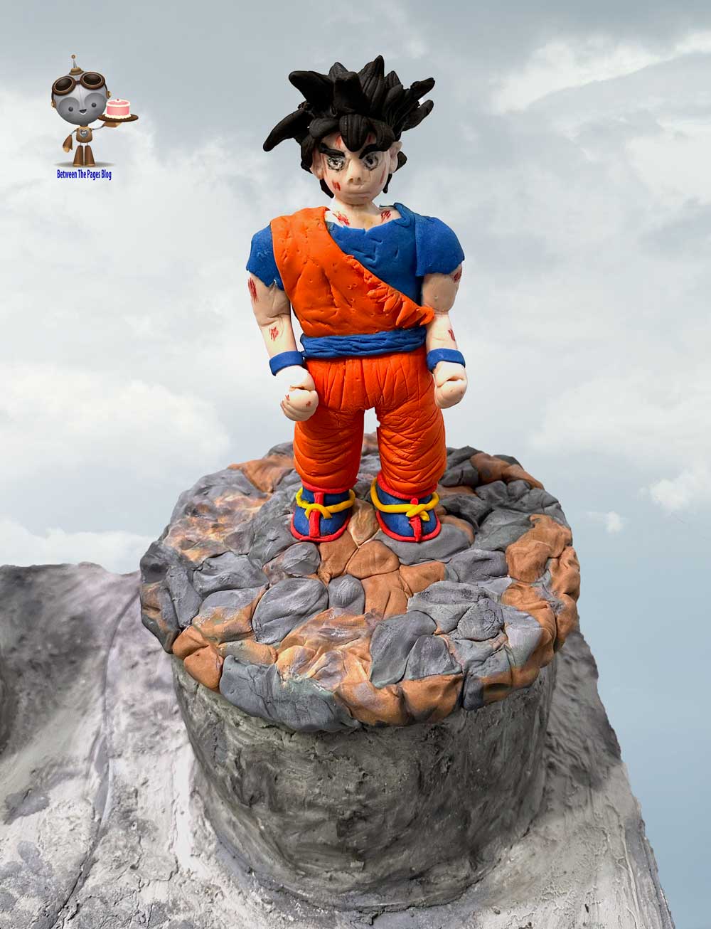 Fondant Goku Cake Topper