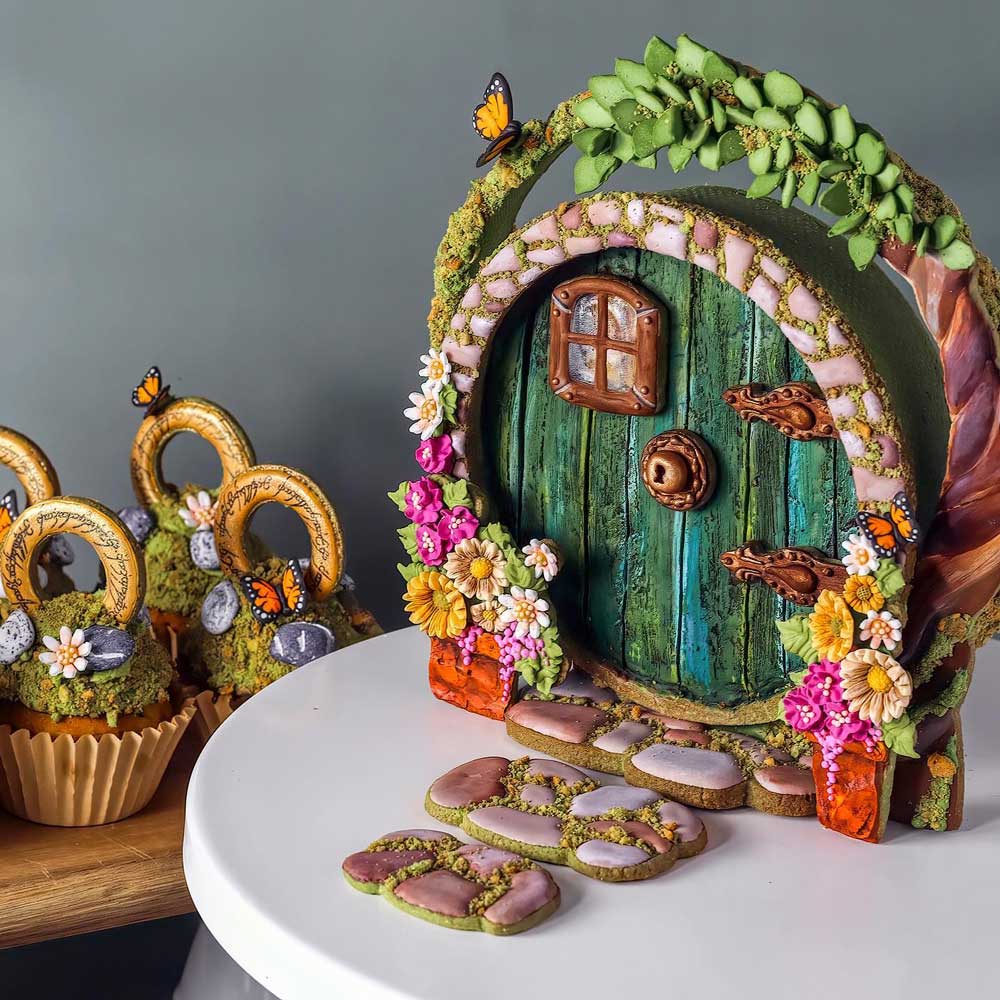 Vertical Hobbit Hole Tart