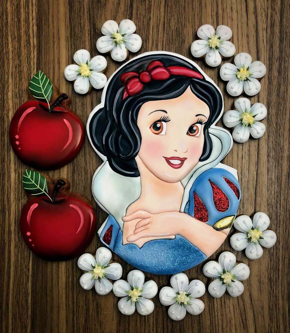 Snow White & Apples Cookies
